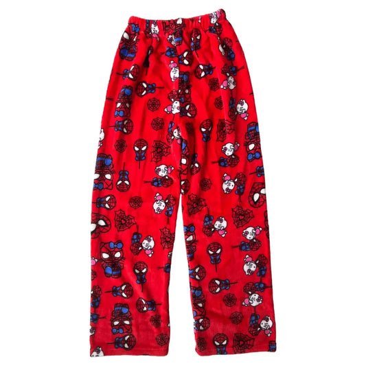 Hello Kitty And Spider Man Pajamas Pants